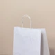 Пакет подарочный на День рождения eko-kraft 260х150х350 мм 5 шт/уп белый Крафт пакет с надписью Happy Birthday Бумажный пакет с рисунком ручками - изображение 8