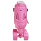 Роликовые коньки раздвижные Zelart Bamwei 905 размер 31-34 Pink-White - изображение 4