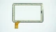 Тачскрін (сенсорне скло) FM901601KE 9" 233×142/198×112 мм 50 pin білий - зображення 2