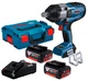 Аккумуляторный ударный гайковерт Bosch Professional GDS 18V-1050 H + L-Boxx + 2 акб GBA 5.0Ач + GAL 18V-40 (06019J8522) - изображение 1