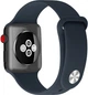 Ремешок UWatch Silicone Strap for Apple Watch 42/44 mm Midnight Blue - изображение 1