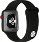 Ремешок UWatch Silicone Strap for Apple Watch 42/44 mm Black - изображение 1