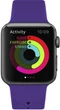 Ремінець UWatch Silicone Strap for Apple Watch 42/44 mm Deep Purple - зображення 2