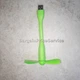 Маленький портативный гибкий вентилятор Переносной мини вентилятор от USB Portable Mini Fan Салатовый - изображение 3