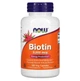 Витамины Now Foods Biotin 5000 мкг 120 капсул - изображение 1