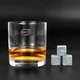 Камені для віскі Whiskey stones Original у подарунковій дерев'яній упаковці 12 шт. зі стеатиту + 2 келихи Bohemia Barline + щипці з інструкцією Сірі - зображення 2
