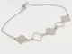 Серебряный браслет Клевер. 905-00891 17 - изображение 2