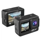 Видеокамера Action camera XPro с двумя дисплеями экшн-камера с набором аксессуаров и 4K 60 FPS WiFI EIS (AT-Q60TR) - изображение 3