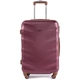Большой дорожный чемодан (L) Wings 402 Albatross ABS Plus 75x48x28см 90л Бордовый (Wine Red) - изображение 3