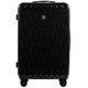 Великий чемодан з полікарбонату на 4 здвоєних колесах Wings PC190 L 90л Чорний (Black) - зображення 1