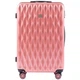 Большой чемодан из поликарбоната на 4 сдвоенных колесах Wings PC190 L 90л Розовый (Pink) - изображение 10