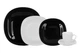 Столовый сервиз Luminarc Carine Black/White 30 предметов (N1500) - изображение 1
