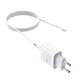 Мережевий зарядний пристрій Hoco C81A Asombroso 10.5 Вт USB-A з кабелем Micro-USB білий - изображение 6