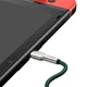 Кабель швидкого заряджання Type-C to Type-C Baseus Cafule Metal Green 100W Fast Charge (5A) 2m, зелений (CATJK-D06) - зображення 6