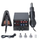 Паяльна станція з феном JCD 8206 800W з РК-дисплеєм + насадки для фена + USB (101429) - зображення 2