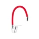 Cмеситель для кухни однорычажный с гибким изливом KRONER Odra-C032RED хром/красный силумин CV021172 - изображение 3