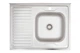 Кухонная мойка KRONER (KRP) Dekor-6080R D0.6T160 - изображение 1