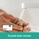Cмеситель для умывальника с высоким изливом HANSGROHE Finoris белый латунь с донным клапаном 76070700 - изображение 4