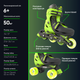 Роликовые коньки Neon Combo Skates Салатовые 30-33 (NT09G4) - изображение 3
