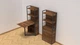 Стол книжка с этажеркой Практик 2 Ferrum-decor 1555x640x990 Черный металл ДСП Дуб Таверна 16 мм (PRA206) - изображение 1