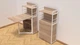 Стол книжка с этажеркой Практик 1 Ferrum-decor 1200x640x990 Белый металл ДСП Дуб Сонома 16 мм (PRA111) - изображение 5