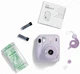 Камера моментальной печати Fujifilm Instax Mini 11 Lilac Purple лиловый фиолетовый с фотобумагой 20 GLOSSY (2 картриджа = 20 фотографий) и альбомом на 64 снимка - изображение 8