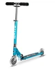 Двухколесный самокат для маленьких Micro Sprite Ocean Blue LED бирюзовый голубой со светящимися колесами - изображение 1