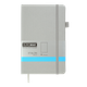 Книга записна Buromax Etalon 125х195мм 96 аркушів у крапку обкладинка зі штучної шкіри срібний (BM.291360-24) - зображення 1