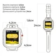 Дитячий розумний смарт годинник-телефон Smart Baby Watch з GPS DF45w Wireless Edition Wifi і датчиком зняття Simple Pink - зображення 3