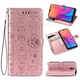 Чехол Embossed Cat and Dog для Xiaomi Redmi 8A книжка кожа PU Rose-Gold - изображение 1