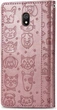 Чехол Embossed Cat and Dog для Xiaomi Redmi 8A книжка кожа PU Rose-Gold - изображение 4