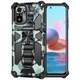 Чехол Military Shield для Xiaomi Poco M5s бампер противоударный с подставкой Turquoise - изображение 6