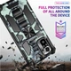 Чехол Military Shield для Xiaomi Poco M5s бампер противоударный с подставкой Turquoise - изображение 5