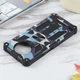 Чехол Military Shield для Xiaomi Redmi 14C бампер противоударный с подставкой Navy-Blue - изображение 5