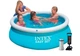 Надувной бассейн Intex Easy Set 880 л 183х51 см с насосом 3785 л/ч и подстилкой Синий (IP-170165) - изображение 1