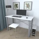 Письменный стол Ferrum-decor Драйв 750x1400x700 Серый металл ДСП Белый 16 мм (DRA113) - изображение 1