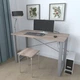 Письменный стол Ferrum-decor Драйв 750x1400x700 Серый металл ДСП Дуб Сонома Трюфель 16 мм (DRA117) - изображение 1