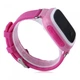 Детские умные телефон-часы UWatch Q60 с GPS трекером Розовые - изображение 6