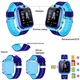 Смарт-годинник KID Watch GPS KID-03 Дитячі Розумні годинник з вологозахист IP67 Сині з блакитним - зображення 7