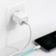 Сетевое зарядное устройство Baseus Super Silicone Charger Type-C, QC/PD, 3A, 20W адаптер с быстрой зарядкой White (CCSUP-B02) - изображение 6