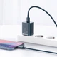 Сетевое зарядное устройство Baseus Super Silicone Charger Type-C, QC/PD, 3A, 20W адаптер с быстрой зарядкой Blue (CCSUP-B03) - изображение 7