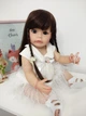 Силиконовая кукла Reborn Luna, пупс Reborn девочка, виниловый Реборн, рост 55 см. Reborn NPK (50943050) - изображение 3