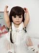 Силиконовая кукла Reborn Luna, пупс Reborn девочка, виниловый Реборн, рост 55 см. Reborn NPK (50943050) - изображение 7