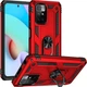 Чехол Shield для Xiaomi Redmi 10 / Redmi 10 2022 бампер противоударный с подставкой кольцом Red - изображение 1