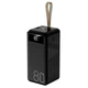 Внешний портативный аккумулятор power bank Powerway TX80 80000mAh 2.1A 5W 4xUSB/Type-C/MicroUSB/Lightning Black (TX80) - зображення 2