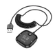 ФМ модулятор HOCO E65 Unity car BT FM transmitter (BT5.0, FM, AUX, TF, Support 2 Phones, громкая связь) - изображение 5