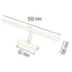 Светильник светодиодный подсветка LED Horoz Electric ANKA-12 12W 4200K хром (для картин, зеркал и т.п.) 040-014-0012 - изображение 2