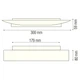 Світильник-полиця світлодіодний Бра LED Horoz Electric RODOS-6 6W 4000K білий 029-004-0006 - зображення 4