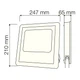 Прожектор светодиодный LED с солнечной панелью Horoz Electric TIGER-40 40W 6400K IP65 068-012-0040 - изображение 5