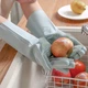 Рукавички для миття посуду Clean Step Сірі господарські силіконові з гумовими ворсинками - зображення 6